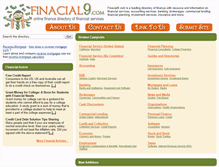 Tablet Screenshot of finacial9.com